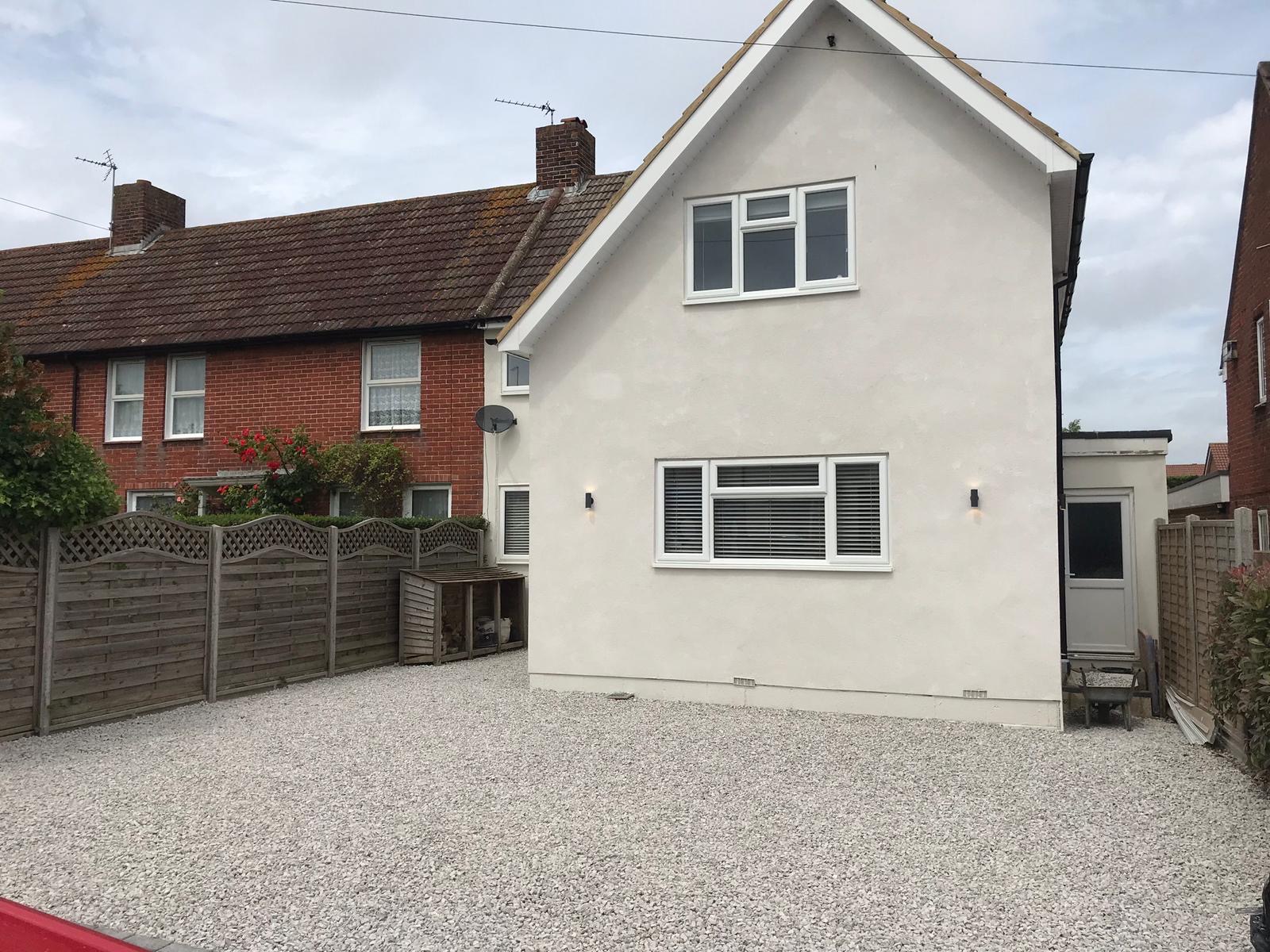 Property exterior after Acclaim render work