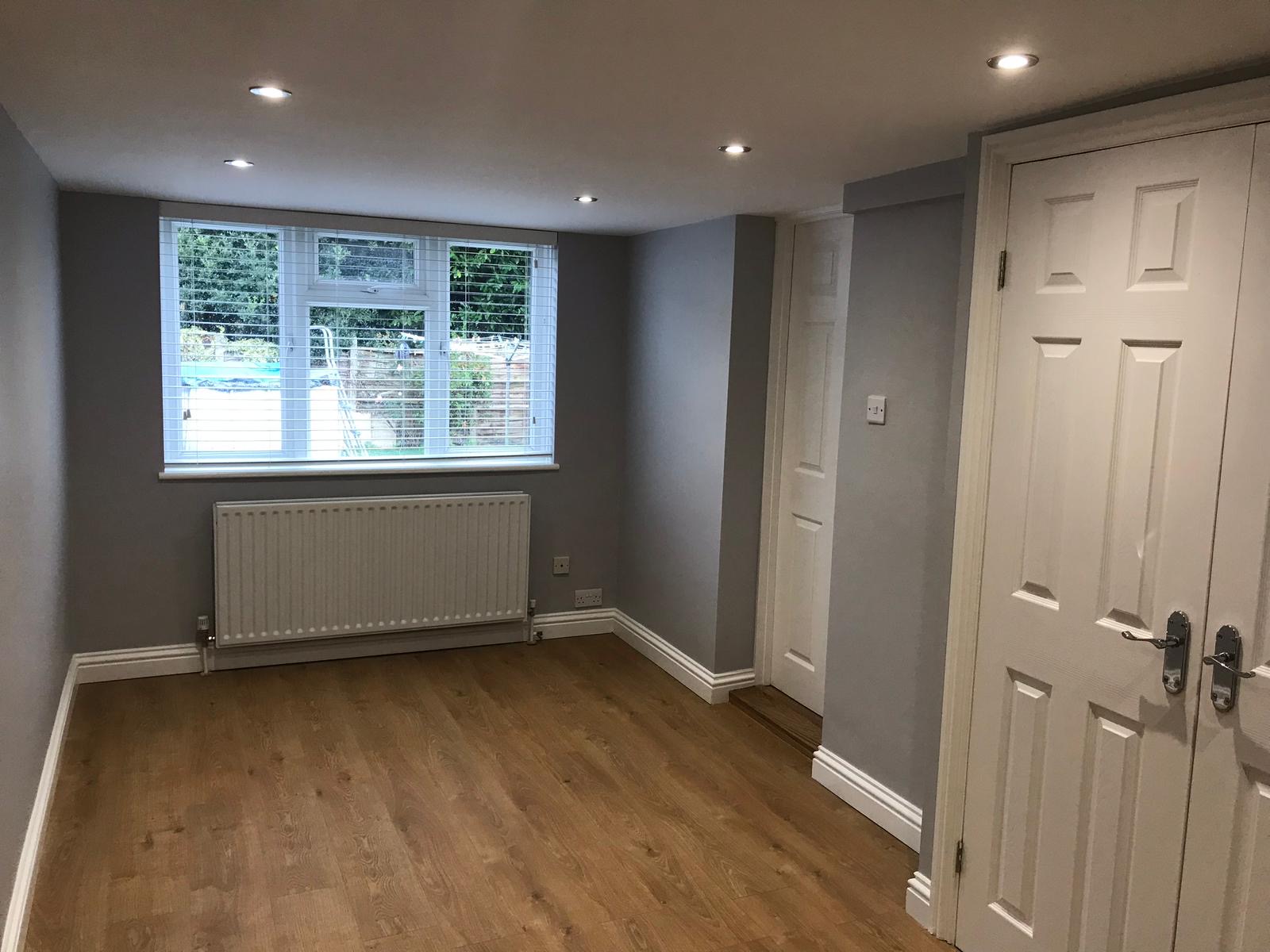 Room after refurbishment and decoration